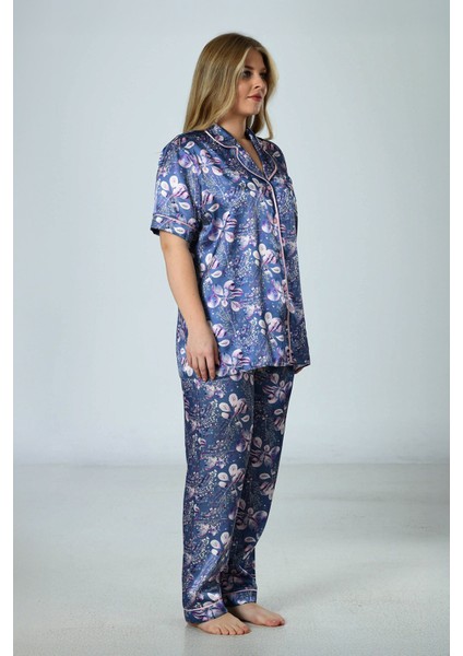 Premium Saten Çeyizlik Kadın Pijama Takımı – Kore Ipeği Dokusu, Dantel Detaylı, Hediye Kutulu modelleri