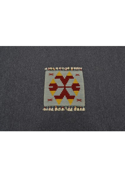 Yeni El Dokuma Kare Köşe Sandalye Minderi Pınarbaşı Kayseri Yün Kilim 5937 modelleri