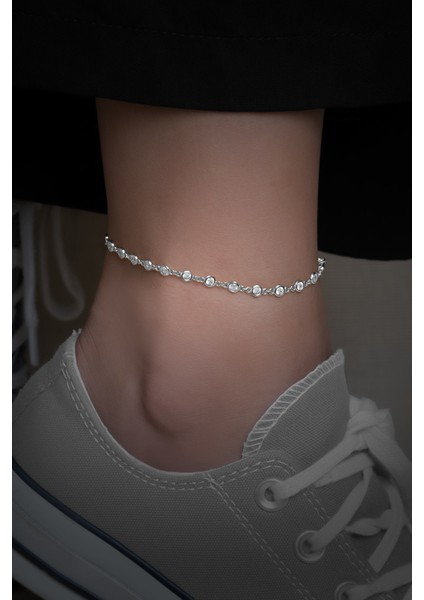 Rosalinda 18 Ayar Beyaz Altın Kaplama 25 cm Gümüş Hal Hal fiyatları