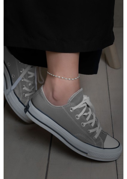 Rosalinda 18 Ayar Beyaz Altın Kaplama 25 cm Gümüş Hal Hal fırsatları