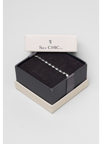 Rosalinda 18 Ayar Beyaz Altın Kaplama 25 cm Gümüş Hal Hal indirimleri