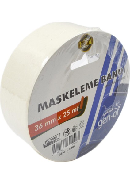 Maskeleme Bandı 36X25 M (GEN-8404) fiyatları