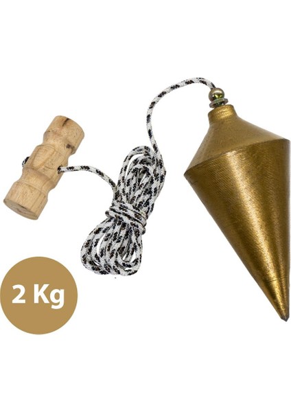 6382 Döküm Ipli Şakül 2000 gr - Sarı