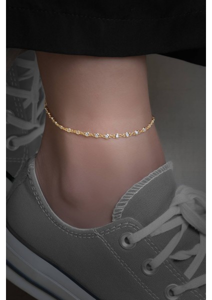 Lavinya 18 Ayar Sarı Altın Kaplama 25 cm Gümüş Hal Hal fiyatları