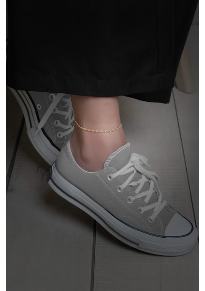 Lavinya 18 Ayar Sarı Altın Kaplama 25 cm Gümüş Hal Hal fırsatları