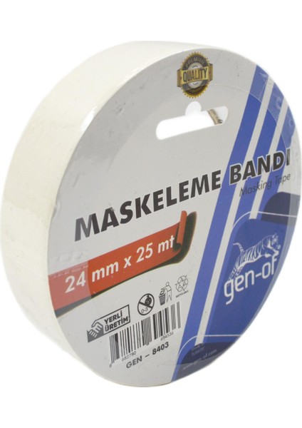 Maskeleme Bandı 24X25 M (GEN-8403) fiyatları
