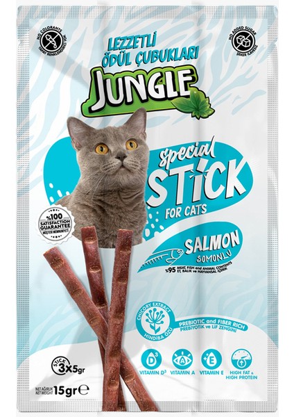 - Kediler Için Ödül Çubuğu Mama - 3*5gr / Somon Balıklı fiyatları