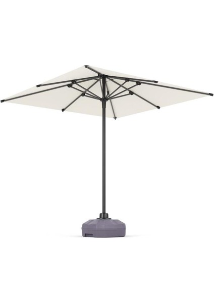 Alubrella Güneş Şemsiyesi Kare, 210 Cm, Krem Rengi Su Geçirmez Kumaş modelleri