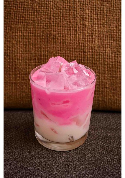 Pembe Soya Mum Vanilya Kokulu
