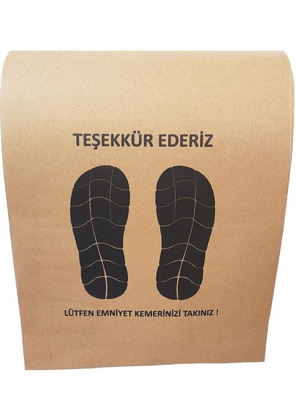 Oto Kağıt Paspas 40X50 CM 100'lük Rulo