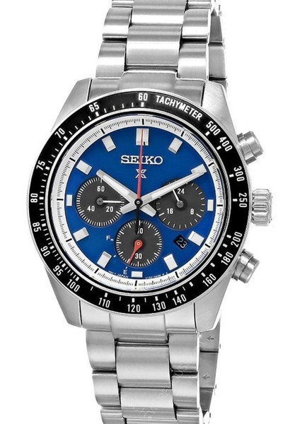 SSC931 Time Saat Garantili Tachymeter Solar Mekanizma Safir Çizilmez Cam 10 Atm Suya Dayanıklı Metalik Renk Erkek Kol Saati