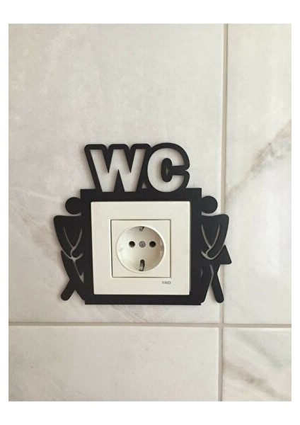 Tuvalet Priz- Wc Priz Duvar Dekarasyonu