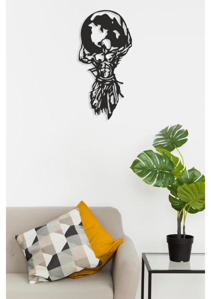Concept Atlas Mdf Duvar Dekorasyon Lazer Kesim 39x21 Cm