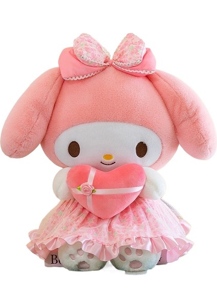 Çocuk Doğum Günü Hediyesi Için Sanrio Cool Kuromi Melody Peluş Oyuncak Bebek (Yurt Dışından)