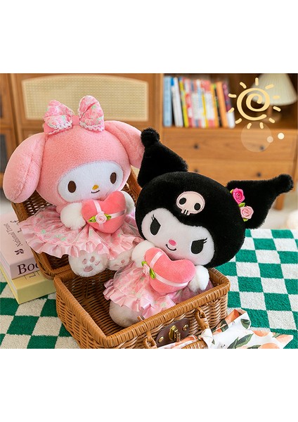 Çocuk Doğum Günü Hediyesi Için Sanrio Cool Kuromi Melody Peluş Oyuncak Bebek (Yurt Dışından) indirimleri