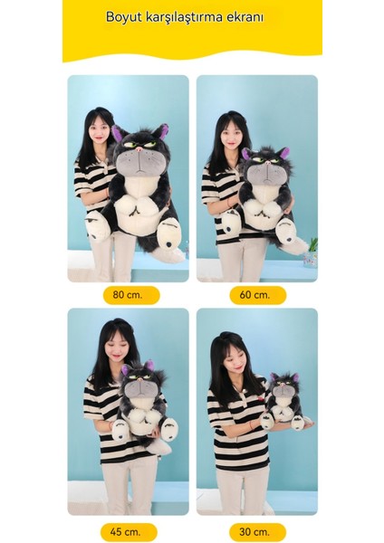 Luxıxı 40CM Lucifer Kedi Bebek Peluş Oyuncak Bebek (Yurt Dışından) fırsatları