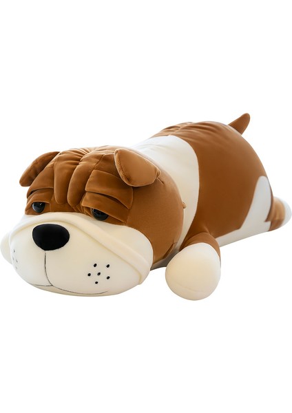 45CM Sevimli Shar Pei Köpek Peluş Oyuncak Yastık Uyku Evcil Köpek (Yurt Dışından)