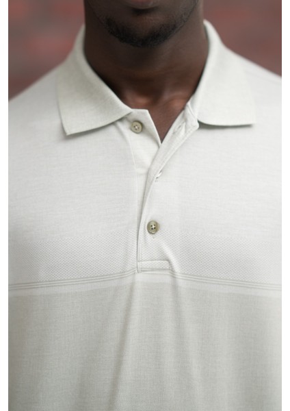 Regular Fit Likralı Pano Desenli Polo Yaka T-Shirt fırsatları