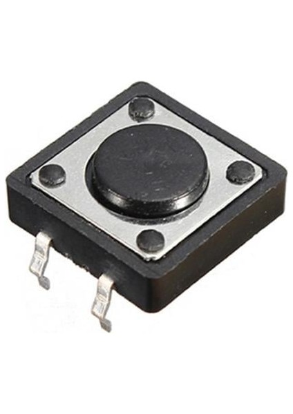 IC-202 12X12X3.5 mm 4 Pinli Tact Switch Yuvarlak Buton