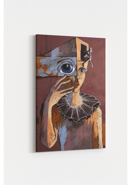 Çağdaş Sanat Insan Figürü Özgün ve Çarpıcı Ev Dekoru %100 Pamuk Kanvas fiyatları