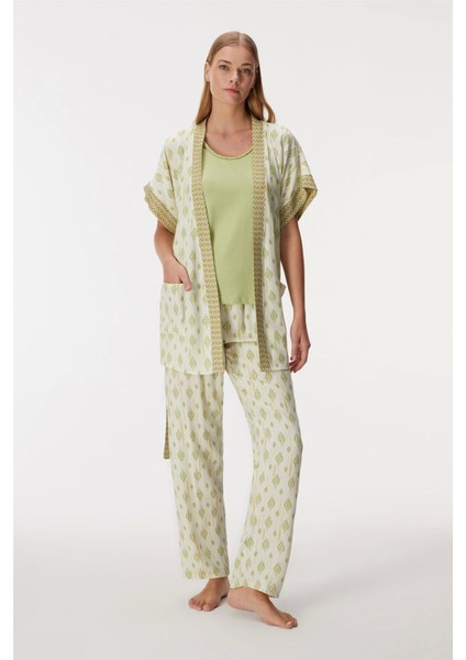 Anıl 11421 Kadın Sabahlık, Atlet ve Pantolon Takım modelleri