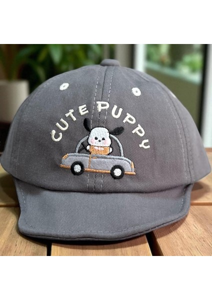 1/3 Yaş Puppy Erkek Çocuk Kep (48-50 Cm) Antrasit