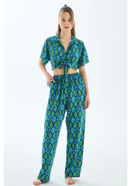 Anıl 11636 Kadın Kısa Kol Gömlek ve Pantolon Takım fiyatları