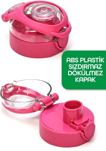Geniş Ağızlı Tritan Su Şişesi, 500 Ml, Pembe, Spor ve Günlük Kullanım Için 0109 indirimleri