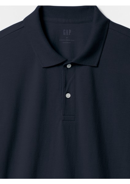 Erkek Lacivert Pique Polo Yaka T-Shirt modelleri