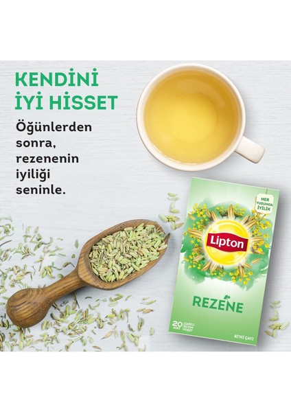 Bitki Çayı Rezene 20'li Bardak Poşet Çay 40 gr x 2 Paket
