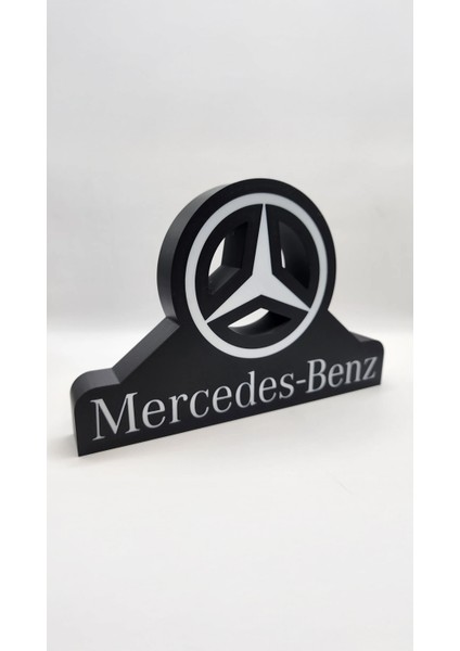 Mercedes Logolu Dekoratif Aydınlatma LED Gece Lambası fiyatları