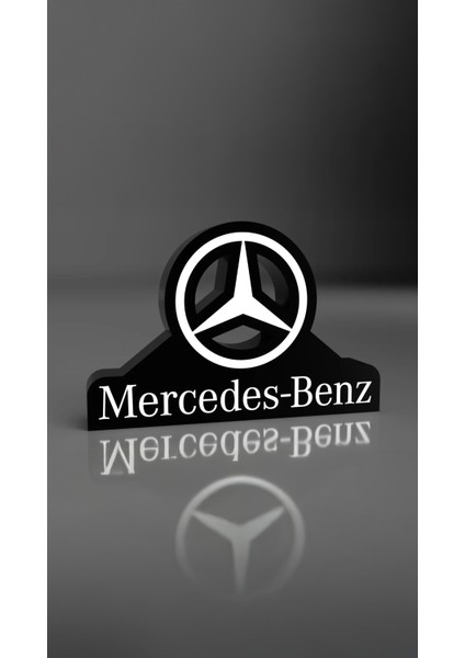Mercedes Logolu Dekoratif Aydınlatma LED Gece Lambası modelleri