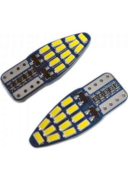 12V T10 Ampul 24 Smd LED Canbus Fiber Beyaz BR0400270