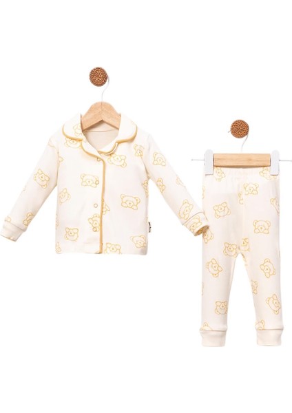 Bbc Sarı Lüks Çıtçıtlı Kız Bebe Pijama Takımı fiyatları