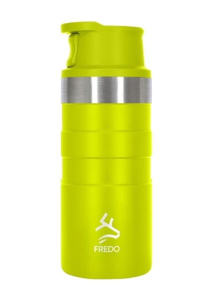 Comfort Therm Paslanmaz Çelik Neon Sarı Termos Bardak, Mug 350ML