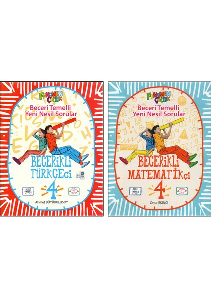 Fenomen 4. Sınıf Becerikli Matematikçi+Türkçeci (2 Kitap)