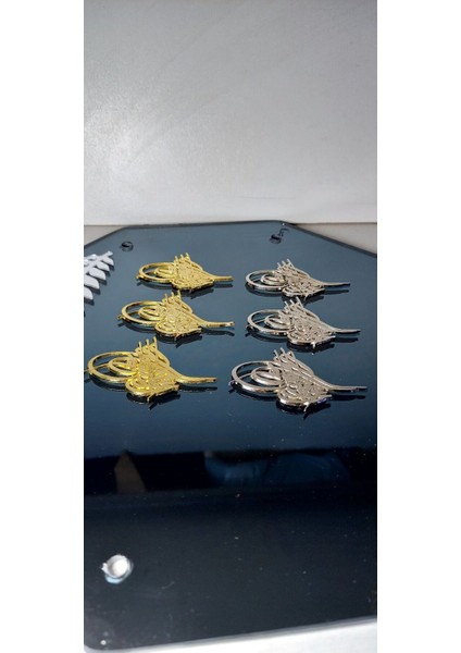 Gümüş ve Altın Karışık Osmanlı Motifleri, 20 Adet Paket fırsatları