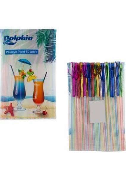 Çok Renkli Pipetler 50'li, Şık ve Dayanıklı, Eğlenceli Içecekler Için Ideal modelleri