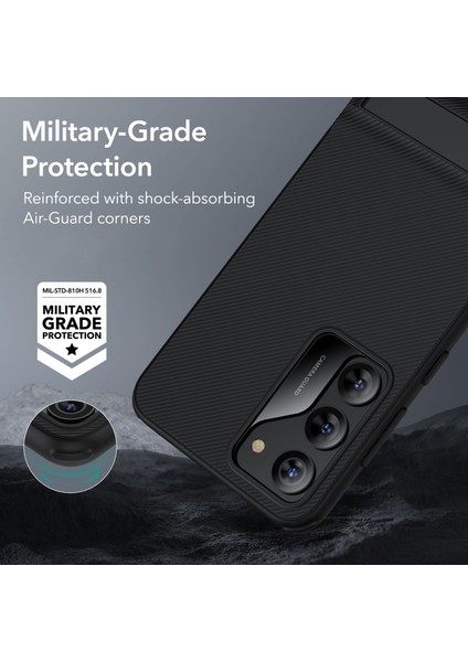 Samsung S23 Kickstand Silikon Kılıf Siyah fırsatları