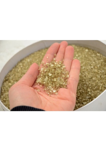 Gri Antik Gold Cam Kırığı, Epoksi Için 1 kg Granül, Yaratıcı Tasarımlar Için fiyatları