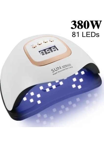Sun x 25 Max Uv Led Kurutucu (380 Watt- 81 Led)