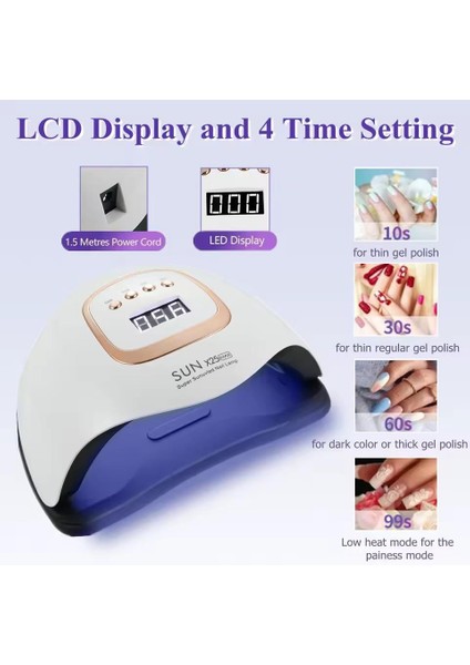 Sun x 25 Max Uv Led Kurutucu (380 Watt- 81 Led) indirimleri