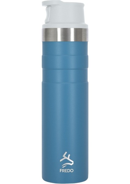 Comfort Therm Paslanmaz Çelik Mavi Termos Bardak, Mug 600ml