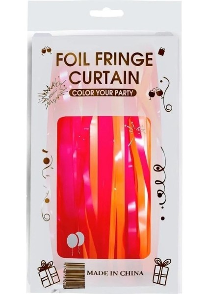 Parlak Sarı Kırmızı Temalı Kapı Perdesi 100X200CM, Doğum Günü Dekorasyonu