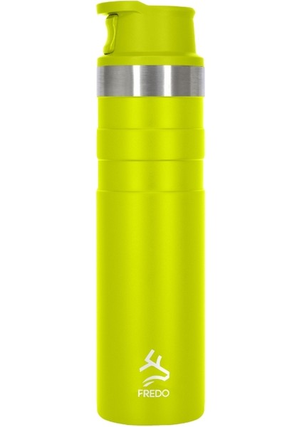 Comfort Therm Paslanmaz Çelik Neon Sarı Termos Bardak, Mug 600ML