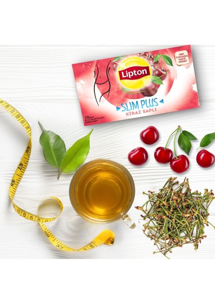 Bardak Poşet Bitki Ve Meyve Çayı Kiraz Saplı 20'Li x 3 Adet indirimleri