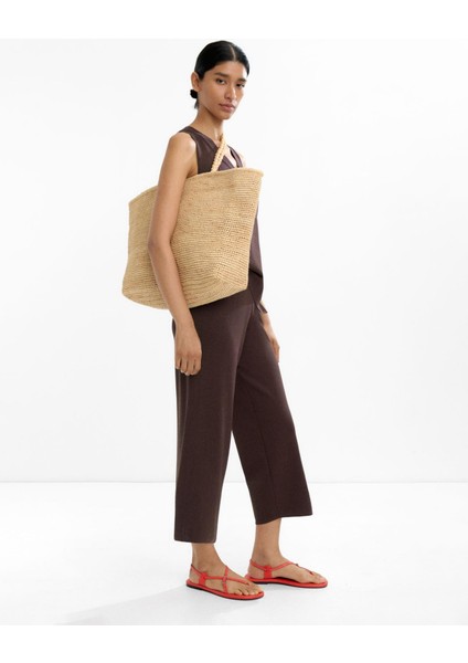 Örme Kapri Pantolon