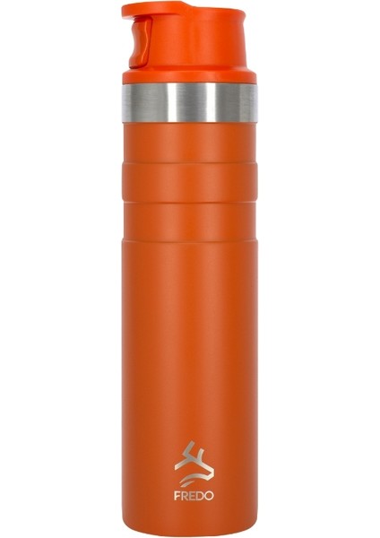 Comfort Therm Paslanmaz Çelik Turuncu Termos Bardak, Mug 600ML