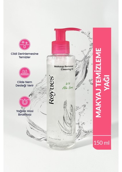 Makyaj Temizleme Yağı, Göz ve Yüz Makyajı, Makeup Cleansing Oil 150 ml