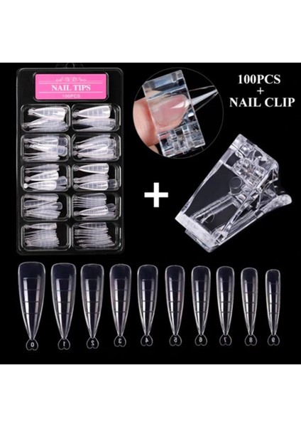 Stiletto Sivri Tips (Kompozit) ve Mandal Set